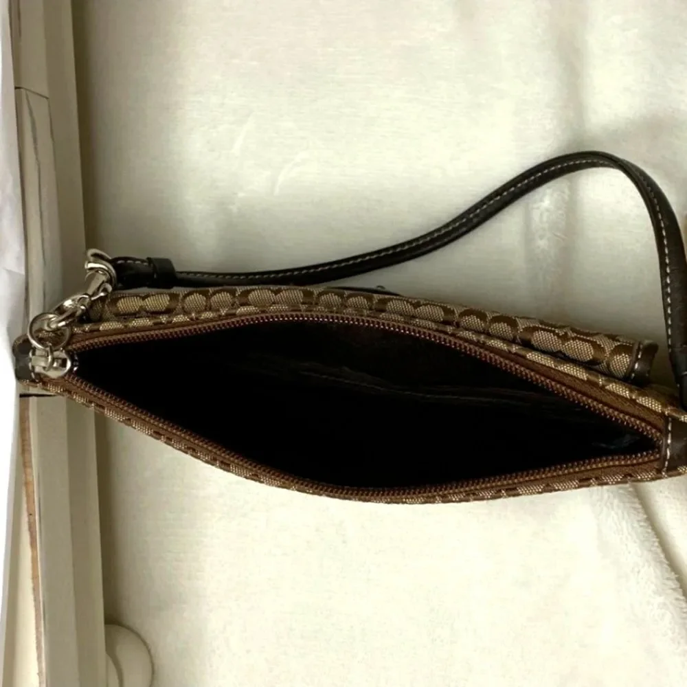 Coach Soho Mini Signature Slim Wristlet